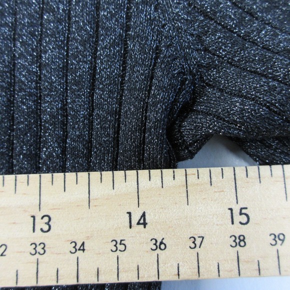 J. McLaughlin Maeve Sweater Skirt Matching Set M Black Metallic Midi Formal - Picture 9 of 13